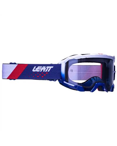 Leatt Velocity 4.5 Iriz Maschera MTB, Royal Silver 50% (Lente Antiproiettile)