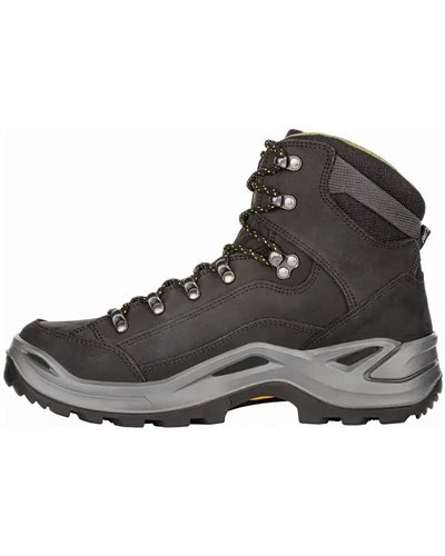 Lowa Renegade MID GTX Gore-Tex Scarponi Uomo, Nero/Oliva