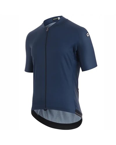 Assos Mille GT C2 Evo Men's Short Sleeve Full Zip Cycling Jersey, Stone Blue
