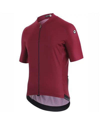 Assos Mille GT C2 Evo Men's Short Sleeve Full Zip Cycling Jersey, Bolgheri Red