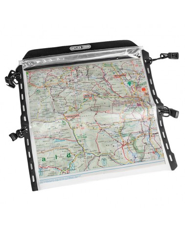 Ortlieb Map Case per Ultimate 6 Porta Mappa Bici, Transparent