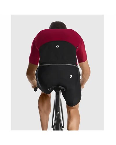 Assos Mille GT C2 Evo Men's Short Sleeve Full Zip Cycling Jersey, Bolgheri Red