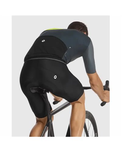 Assos Mille GT Stahlstern Men's Short Sleeve Full Zip Cycling Jersey, Optic Yellow