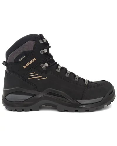 Lowa Renegade Evo MID GTX Gore-Tex Men's All Terrain Classic Boots, Black/Dune