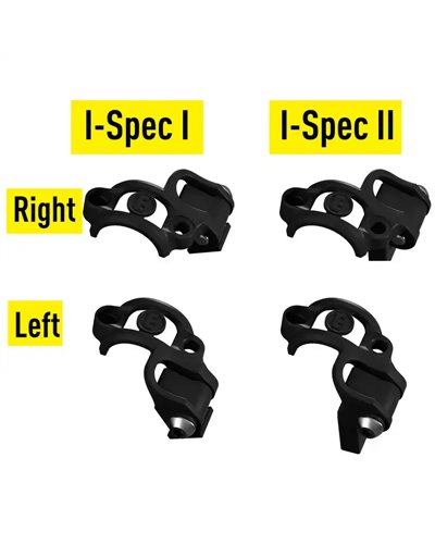 Magura Handlebar Clamp Shiftmix 1+2 For Shimano I-Spec I+II, Black (1X Left, 1X Right)