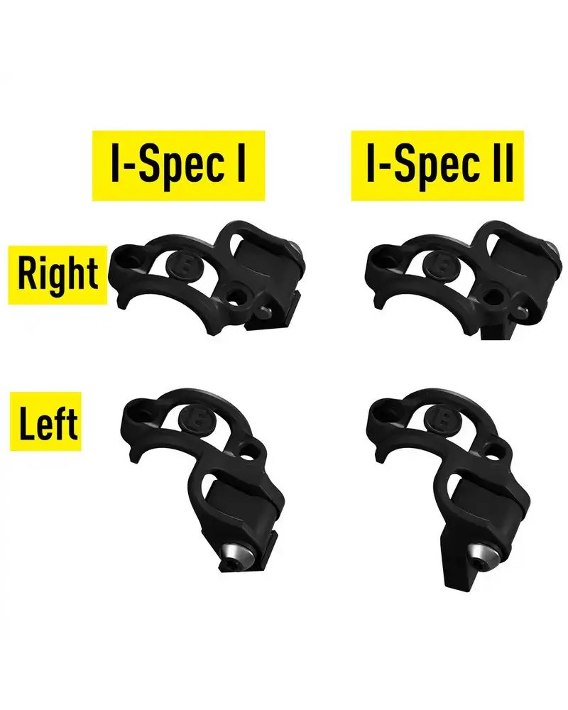 Magura Coppia Collarini Shiftmix 1+2, X Leva Cambio Shim I-Spec 1 e 2 (I-Spec 2 Solo Xtr e Xt), Ds e Sx, Nero