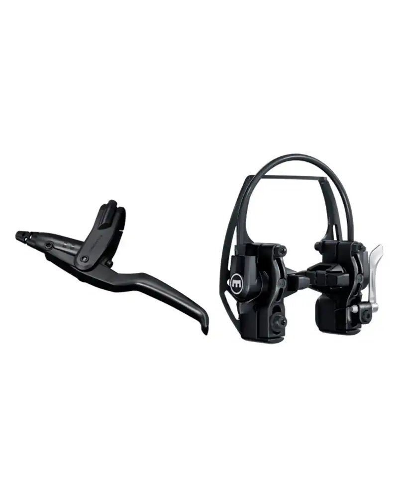Magura Hs11 Nero, Leva a 3 Dita, Copertura Nera, Utilizzabile a Destra/Sinistra Easy Mount