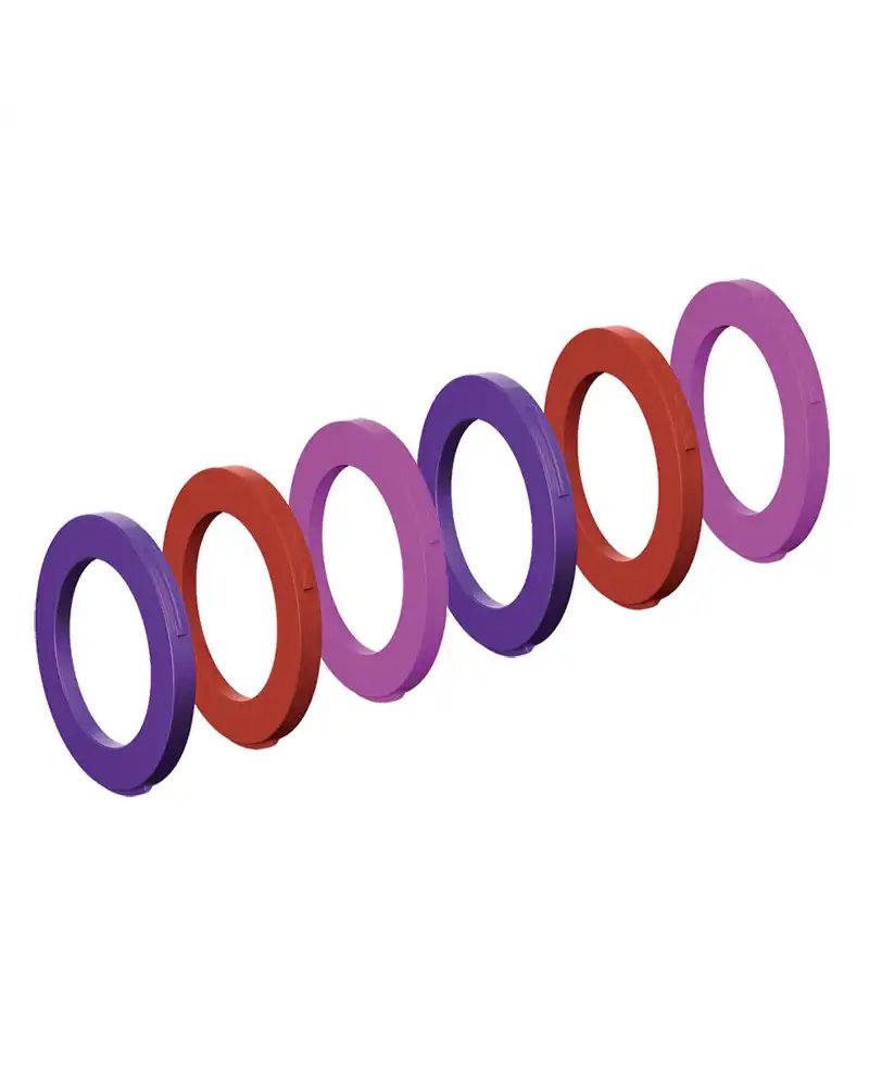 Magura Cover Kit Caliper, 2 Piston, From My2015 (Purple, Red, Neon Pink) (Pu = 6 Pieces)