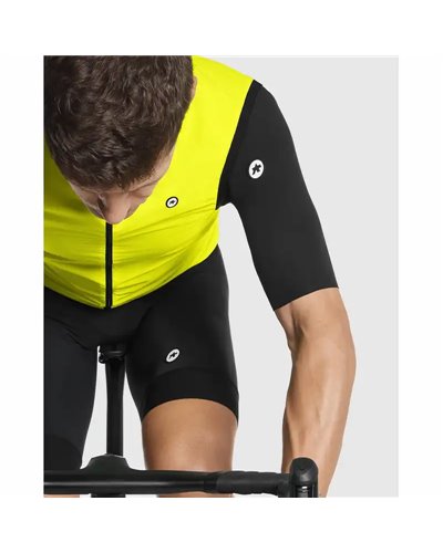 Assos Mille GT C2 Men's Windproof Vest, Optic Yellow