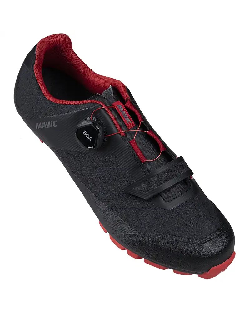 Mavic Crossmax Elite SL Men's MTB Cycling Shoes, Black/Haute Red/Black
