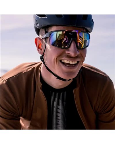 Mavic MVS Aeroframe Cycling Glasses, Anthracite/Gold-Blue (CAT.3)