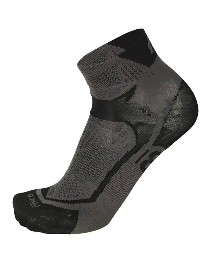 Mico Run X-Performance X-Light Short Socks, Black/Anthracite