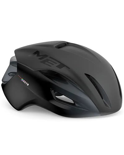 Met Manta MIPS Casco Strada, Nero Opaco/Lucido