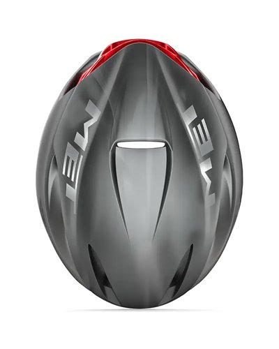 Met Manta MIPS Road Cycling Helmet, Matt Dark Slate/Red