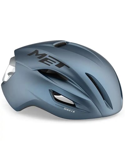 Met Manta MIPS Casco Strada, Navy/Silver Opaco