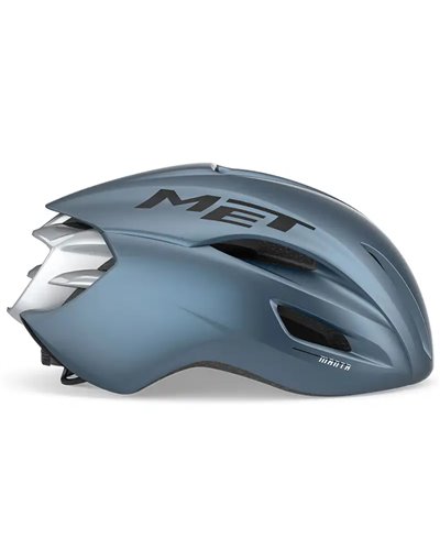 Met Manta MIPS Road Cycling Helmet, Matt Navy/Silver
