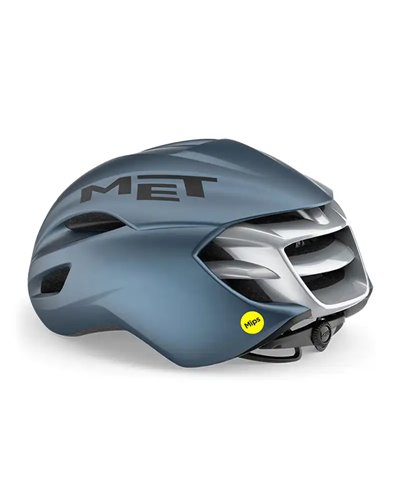 Met Manta MIPS Road Cycling Helmet, Matt Navy/Silver