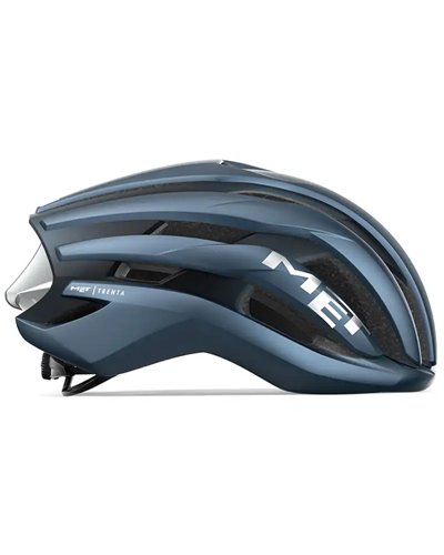 Met Trenta MIPS Road Cycling Helmet, Matt Navy/Silver