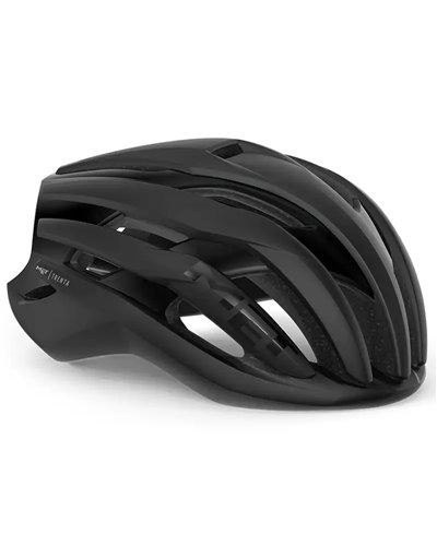Met Trenta MIPS Casco Strada, Nero Opaco/Lucido
