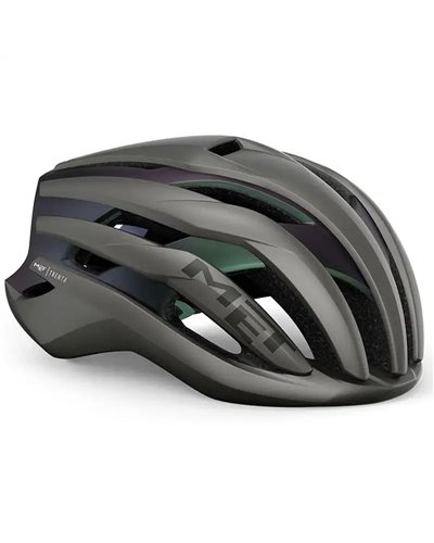 Met Trenta MIPS Road Cycling Helmet, Matt Gray Iridescent