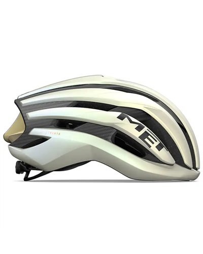 Met Trenta 3K Carbon MIPS Road Cycling Helmet, Matt Vanilla Ice Gold