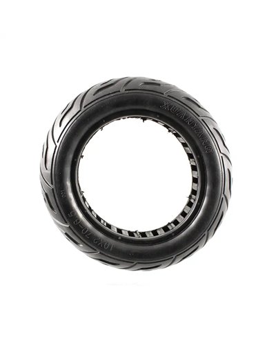 Mogo Copertone Monopattino Elettrico - 10X2.7 - 70/65-6.5, Nero, Piena