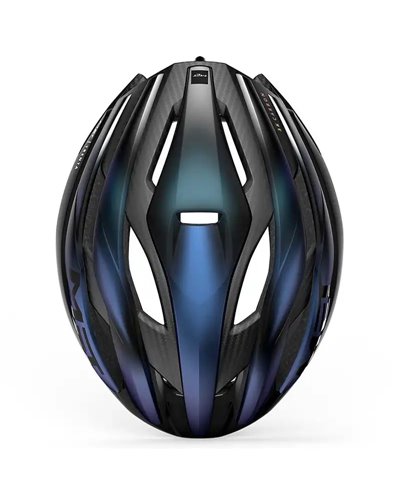 Met Trenta 3K Carbon MIPS Casco Strada, Blu Iridescente Opaco
