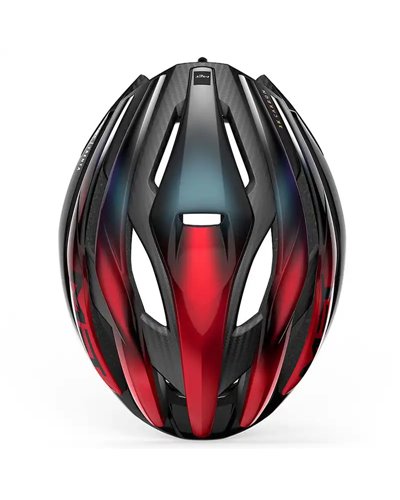 Met Trenta 3K Carbon MIPS Road Cycling Helmet, Glossy Iridescent Red