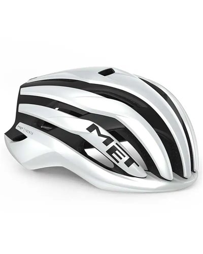 Met Trenta MIPS Casco Strada, Bianco/Nero Opaco/Lucido