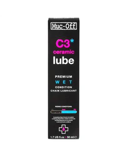 Muc-Off C3 Wet Ceramic Chain Lube (50ml)