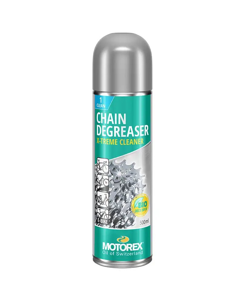 Motorex Chain Degreaser Aerosol 500ml Sgrassatore Bio per Catena e Trasmissione Bici