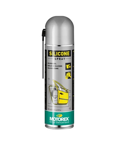 Motorex Silicone Aerosol 500ml Lubrificante Protettivo per Gomma/Plastica/Metallo