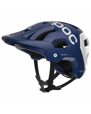 Poc Tectal Race Spin MTB Helmet, Lead Blue/Hydrogen White Matt