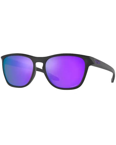 Oakley Manorburn Glasses Matte Black/Prizm Violet