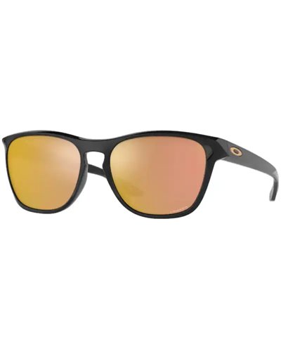 Oakley Manorburn Glasses Polished Black/Prizm Rose Gold