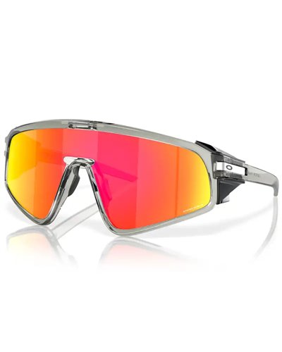 Oakley Latch Panel Cycling Glasses Grey Ink/Prizm Ruby