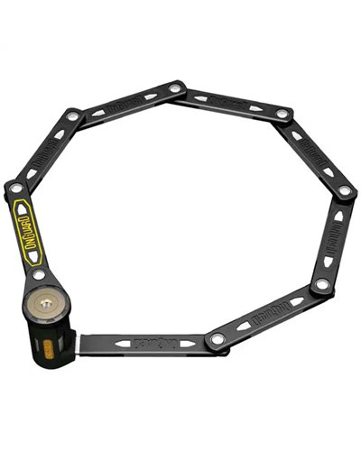 OnGuard K9 Heavy Duty Link Plate Folding Lock 112.5mm + Keys