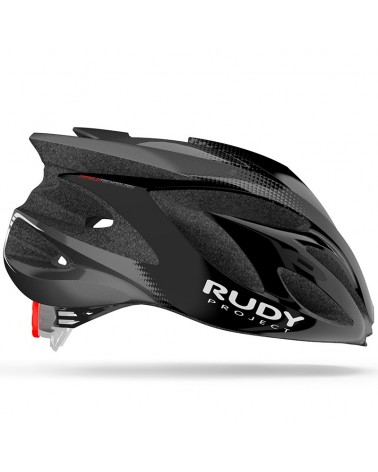 Rudy Project Rush Cycling Helmet, Black/Titanium (Shiny)