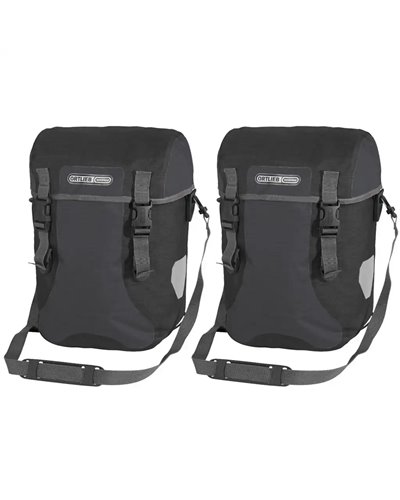 Ortlieb Sport-Packer Plus F4904 Coppia Borse Bici Posteriori 30 Litri, Granite/Black