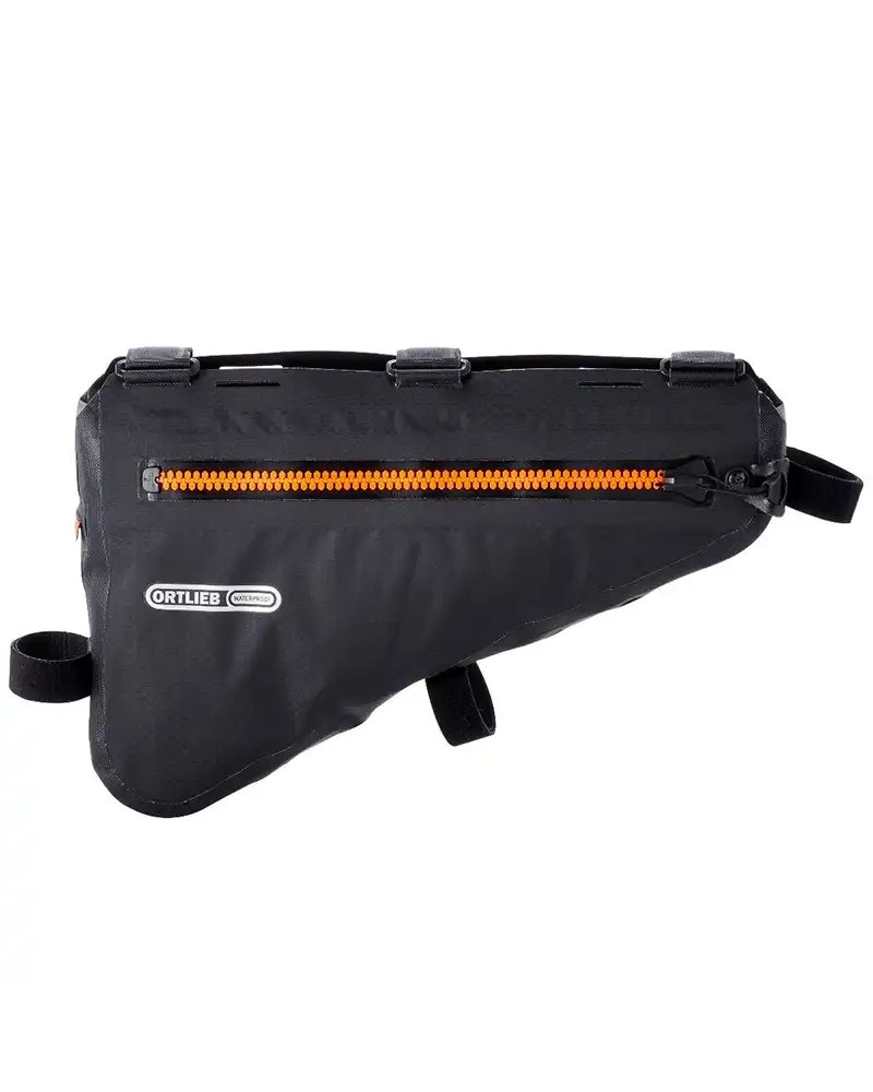 Ortlieb Frame-Pack F9973 Borsa Tubo Orizzontale 4 Litri, Nero Opaco