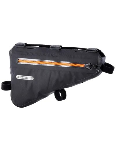 Ortlieb Frame-Pack F9973 Borsa Tubo Orizzontale 4 Litri, Nero Opaco