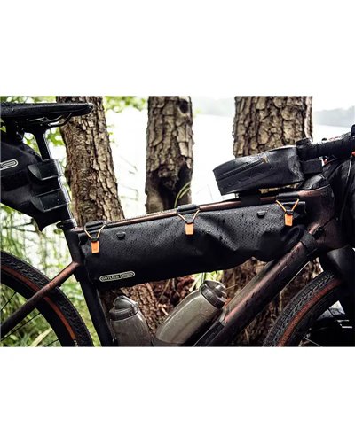 Ortlieb Frame-Pack RC TopTube F9943 Borsa Tubo Orizzontale 4 Litri, Nero Opaco