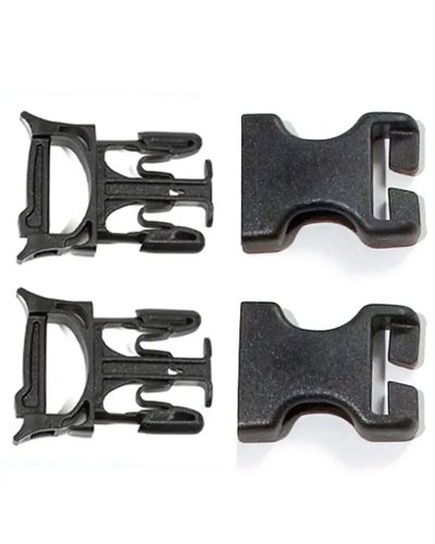 Ortlieb E117 Kit Riparazione Fibbia Stelth (2 Coppie Fibbia/Alloggiamento)