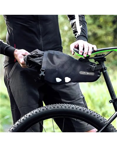 Ortlieb Saddle-Bag Two F9414 Borsa Sottosella 1.6 Litri, Nero Opaco