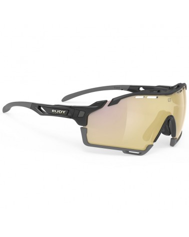 Rudy Project Cutline Cycling Glasses, Black Gloss - RP Optics Multilaser Gold
