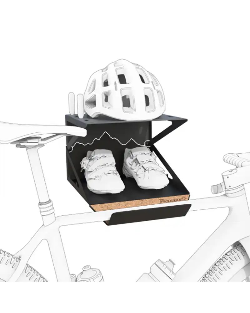 Peruzzo Kit Box Wall Bike Rack/Organizer (Single Bike)