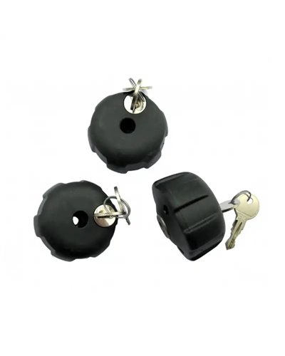 Peruzzo Kit Pomelli Antifurto con 2 Chiavi (3 pz)