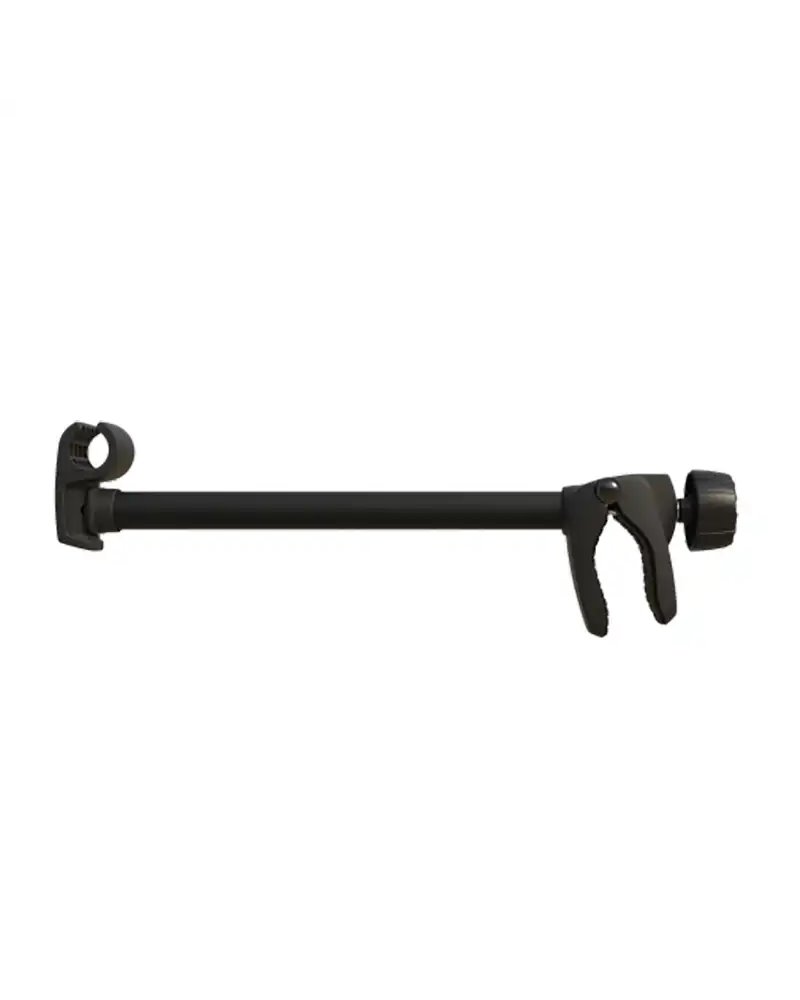 Peruzzo Braccetto 3D Lungo Terza Bici, Nero Opaco