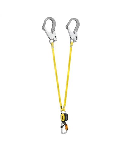 Petzl Absorbica-Y 150 cm MGO Double Lanyard with Energy Absorber and Connectors (INT)