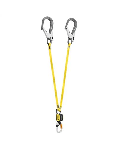 Petzl Absorbica-Y 150 cm MGO Double Lanyard with Energy Absorber and Connectors (EU)